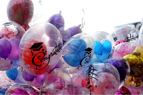 Planning ahead, get Grad Party balloons can get as simple or as amazing as you want.