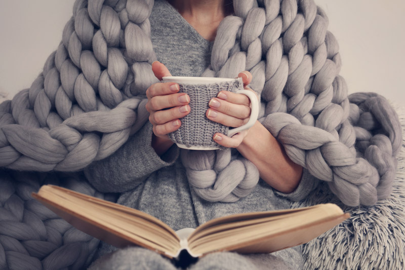 hug your grad every day with a fleece throw or weighted blanket